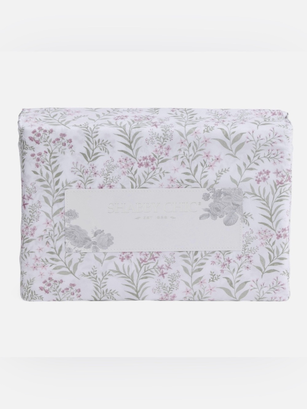 🎉LAST PIECE🎉Shabby Chic Floral Cotton Sheet Set - Pink & Cream - Picture 4 of 5